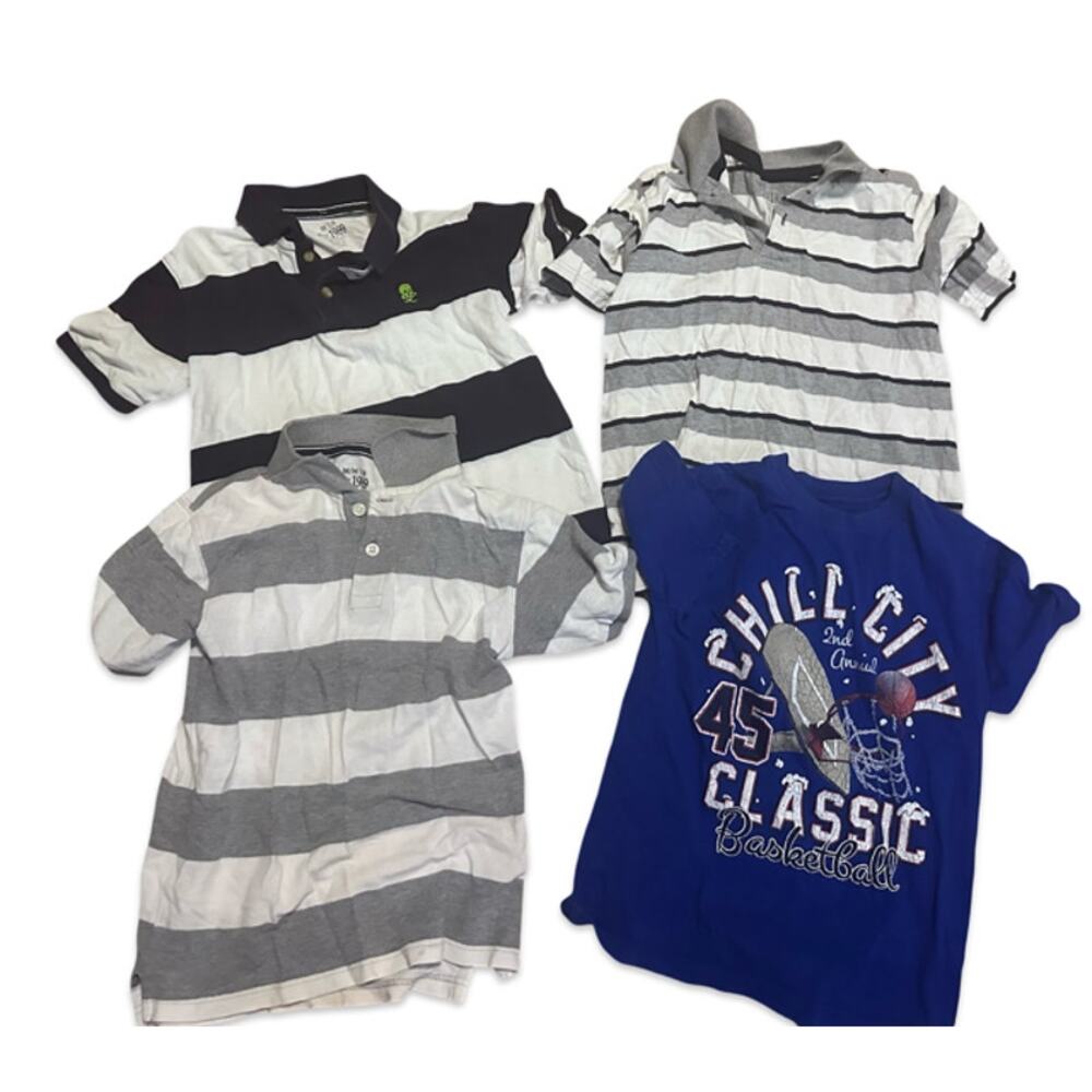 Lot of 4 Boys Shirts Size 7/8 Children’s Place Polo